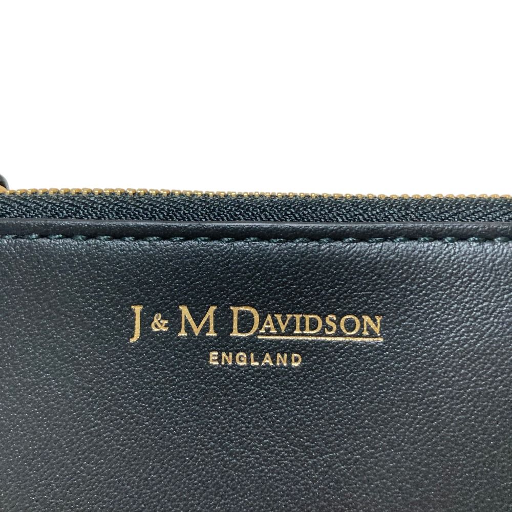 未使用 J＆M DAVIDSON ジェイアンドエムデヴィッドソン S SOFT PURSE