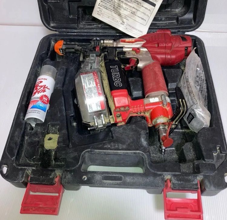 動作確認済み MAX マックス ねじ打機 ターボドライバ HV-R41G2 エアー 