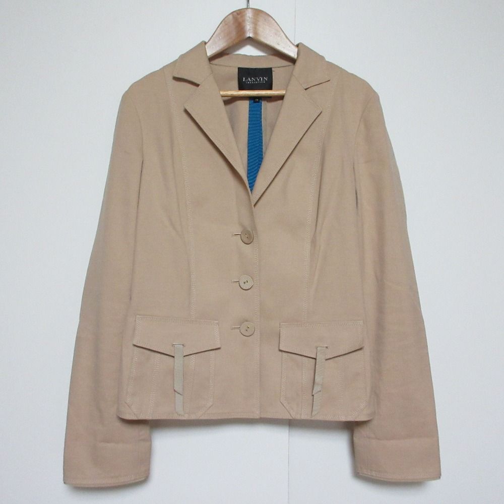 美品 LANVIN COLLECTION ランバンコレクション カシミヤブレンド 