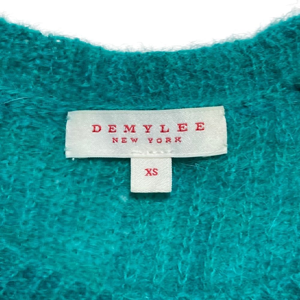 美品 DEMYLEE デミリー モヘヤ オーバーニット セーター XS グリーン レディース 古着 中古 USED DEMYLEE - 美品 DEMYLEE デミリー モヘヤ オーバーニット セーター XS