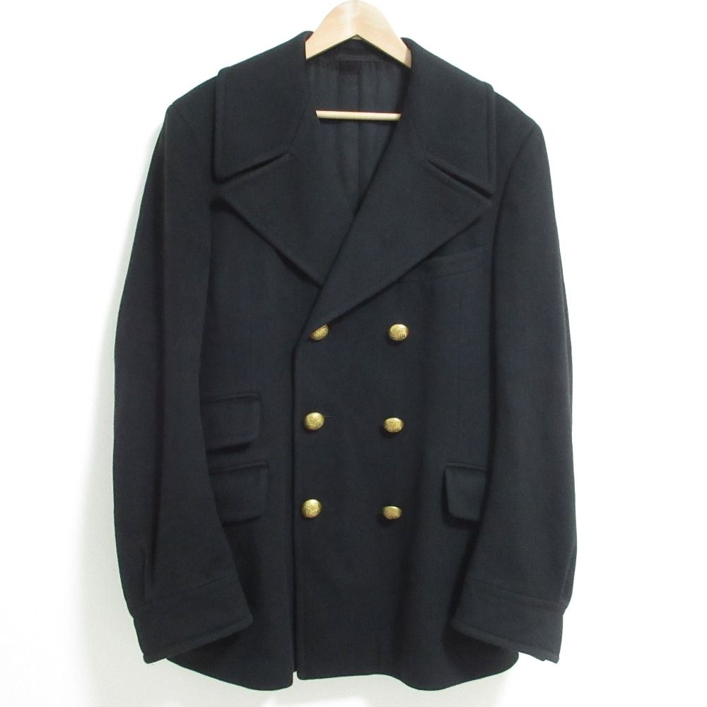 GUCCI グッチ トムフォード期 金ボタン Pコート ジャケット ブラック メンズ 古着 中古 USED GUCCI グッチ トムフォード期 金ボタン Pコート ジャケット ブラック
