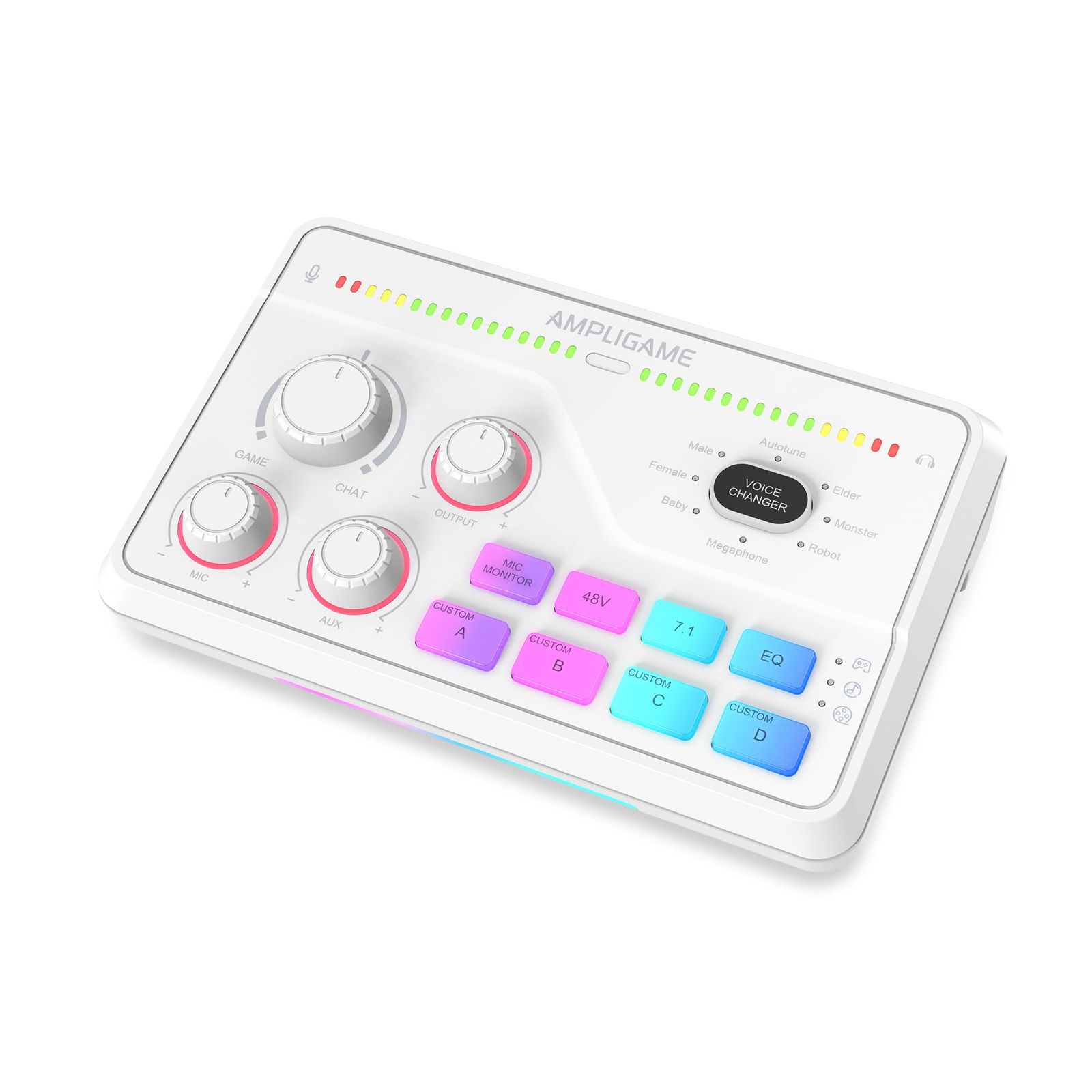 新品】オーディオミキサー オーディオインターフェース 音声バランス