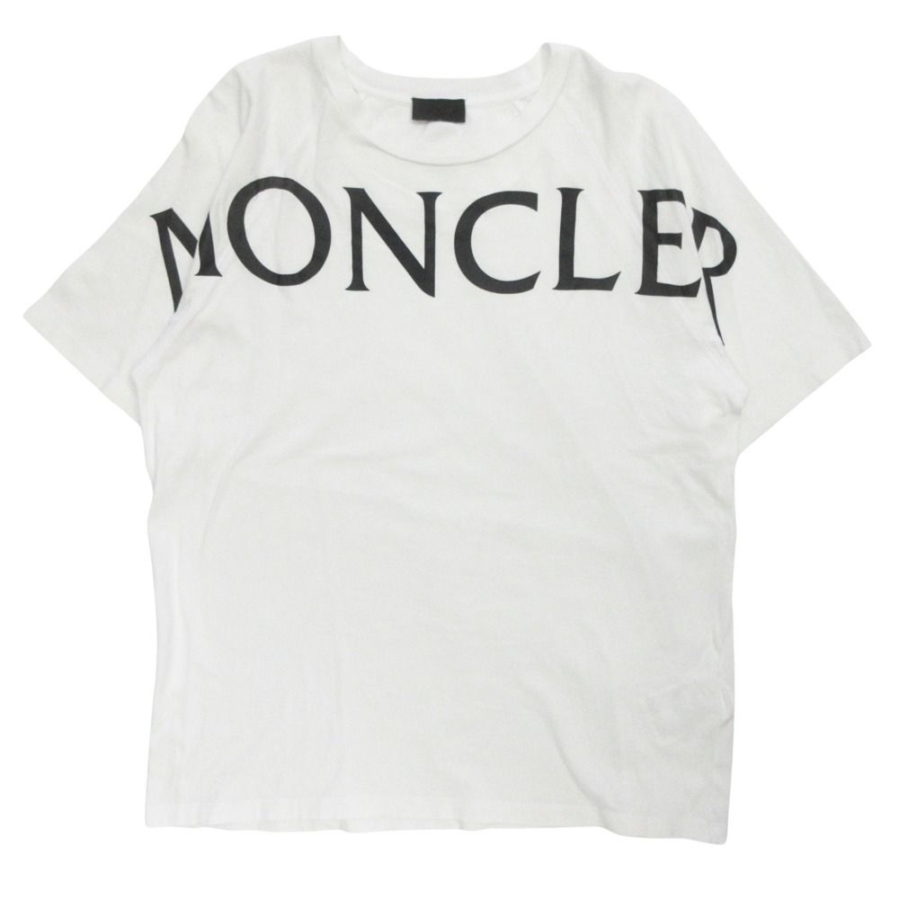美品 MONCLER モンクレール 21SS MAGLIA GIROCOLLO ビッグ ロゴ T