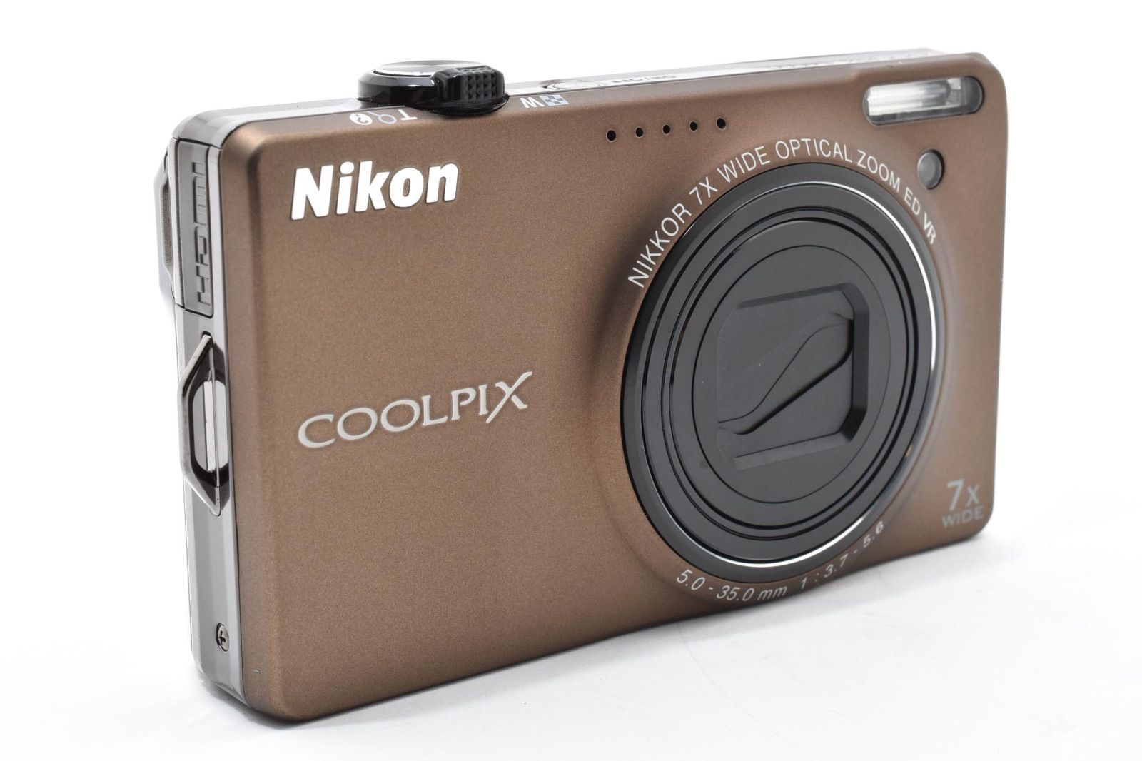 ☆外観美品☆ Nikon ニコン CoolPix S6000 ソフトブラウン 
