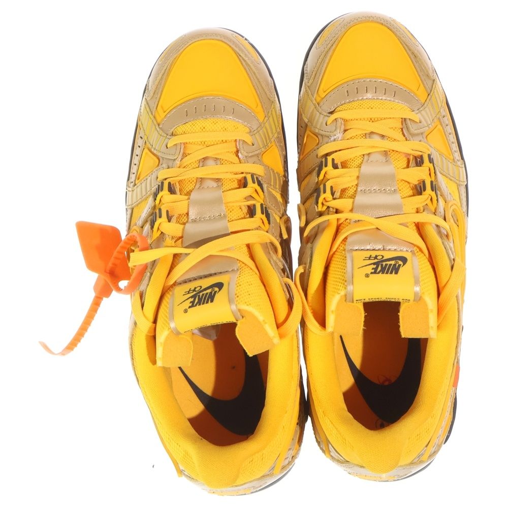 NIKE (ナイキ) ×OFF-WHITE AIR RUBBER DUNK LOW UNIVERSITY GOLD オフ 