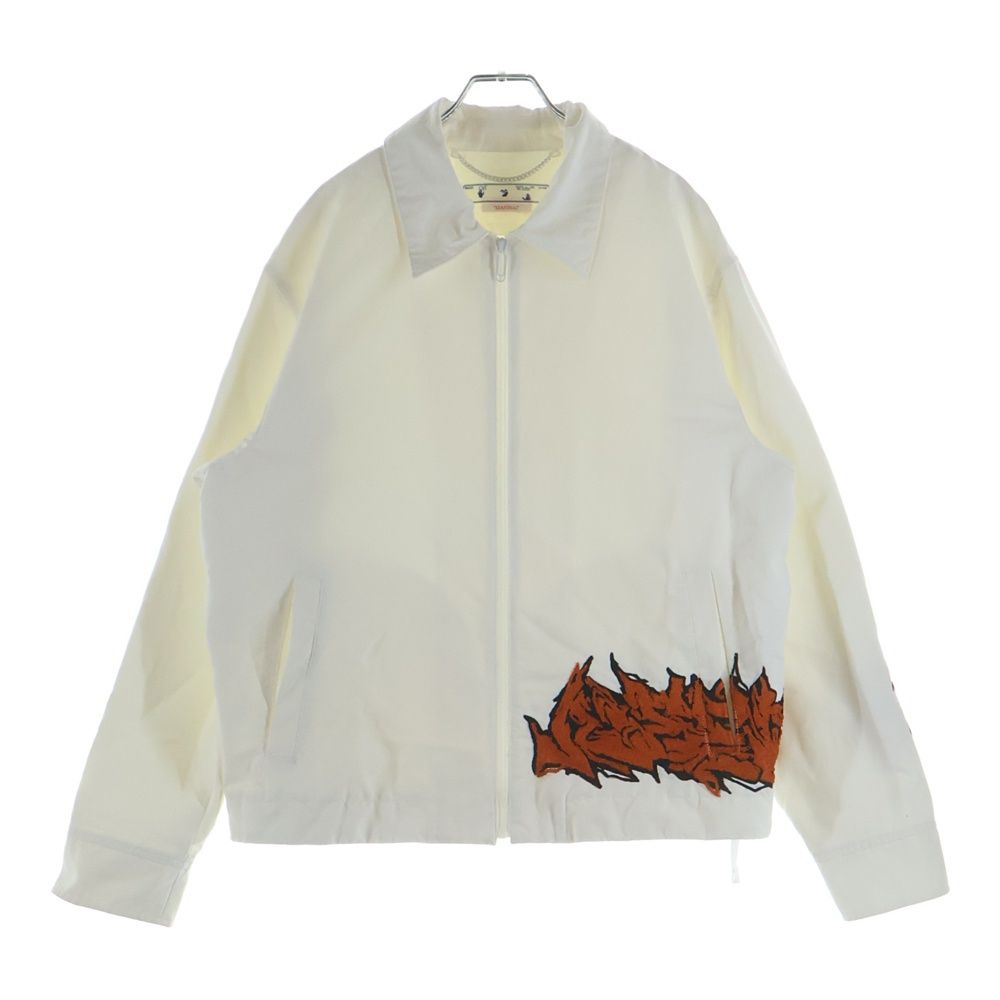 OFF-WHITE オフホワイト 22SS Neen Harrington Jacket OMEA313S22FAB001 ニーンハリントンジャケット ホワイト OFF-WHITE (オフホワイト) 22SS Neen Harrington Jacket