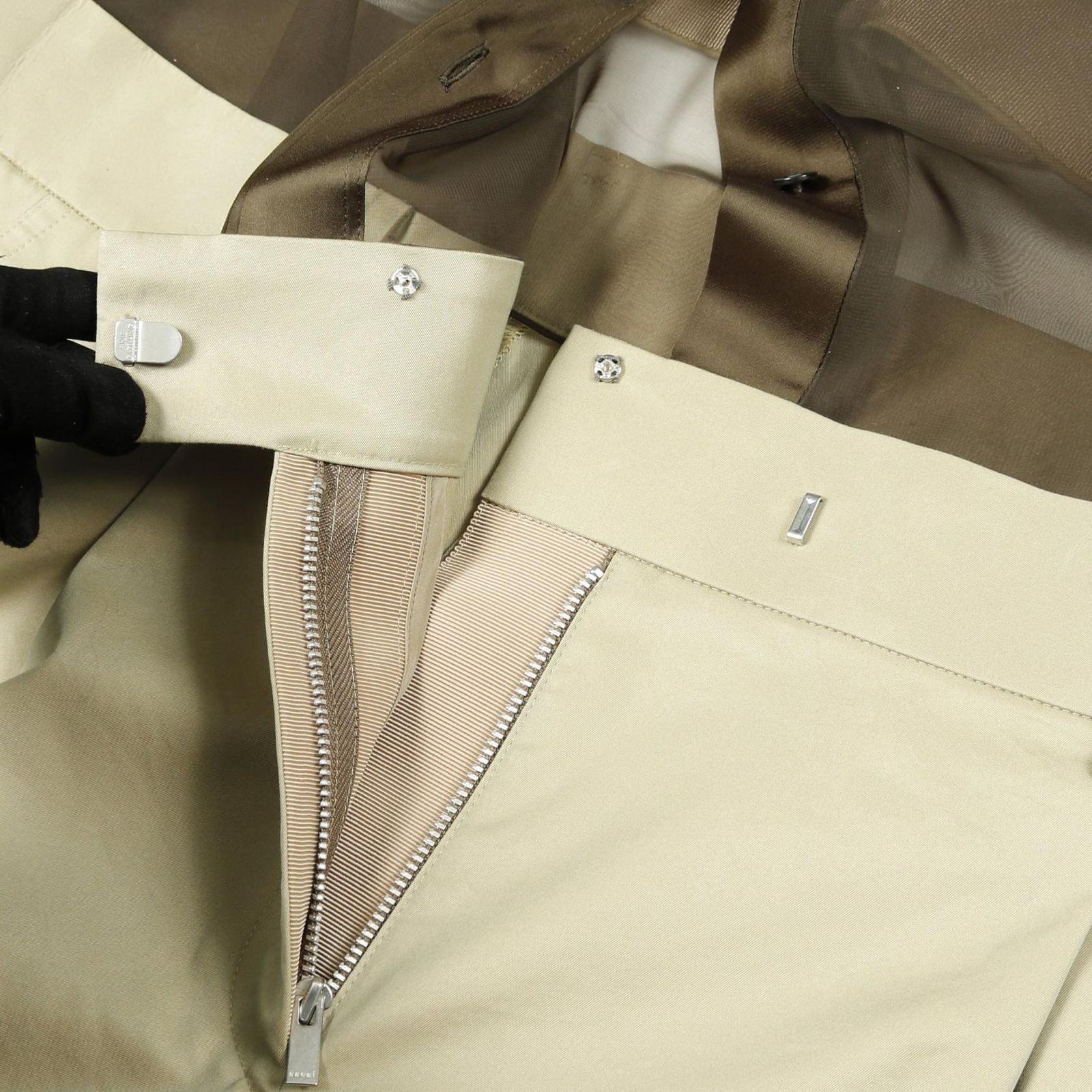 サカイ Sacai ツナギ ドッキングトレンチコート 20-04998 コットン