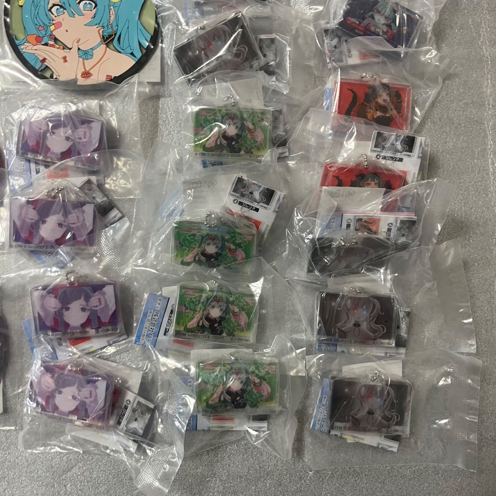 初音ミク DECO*27 ラバーコースター アクリルキーホルダー アクリル 