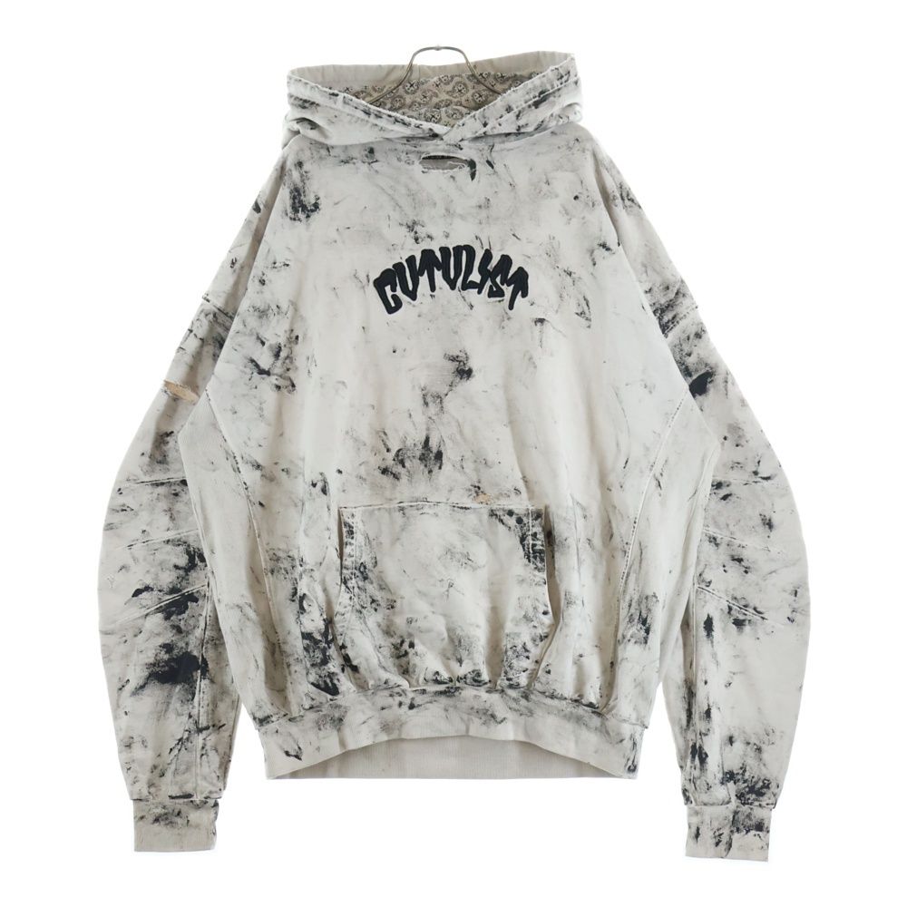CVTVLIST 2401090301 パーカー cvtvlist (カタリスト) 24AW DAMAGED USUAL ダメージ加工 プルオーバー