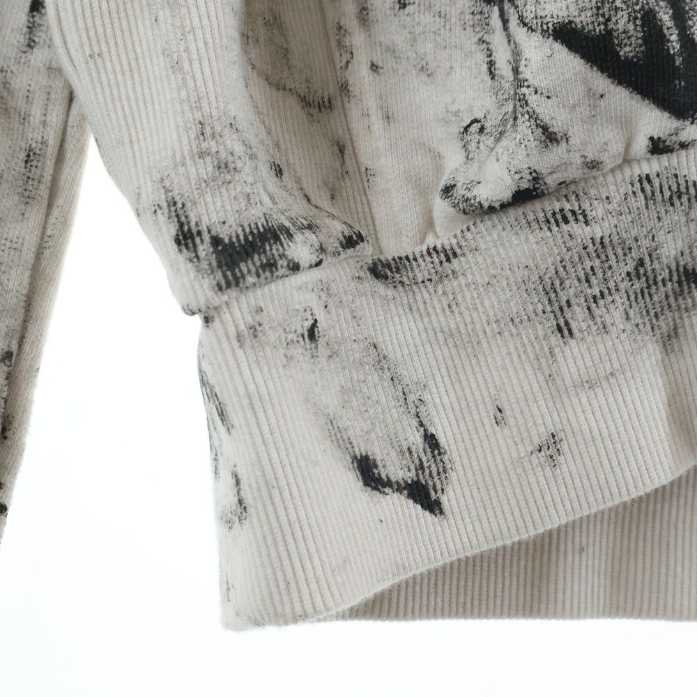 CVTVLIST 2401090301 パーカー cvtvlist (カタリスト) 24AW DAMAGED USUAL ダメージ加工 プルオーバー