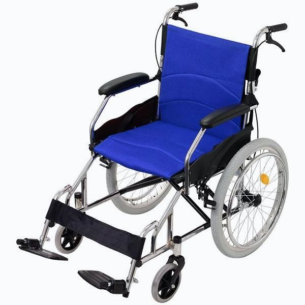 超軽量コンパクト介助用車椅子 折り畳み式 介助ブレーキ付き白 KG01 超軽量コンパクト介助用車椅子 折り畳み式 介助ブレーキ付き白 KG01