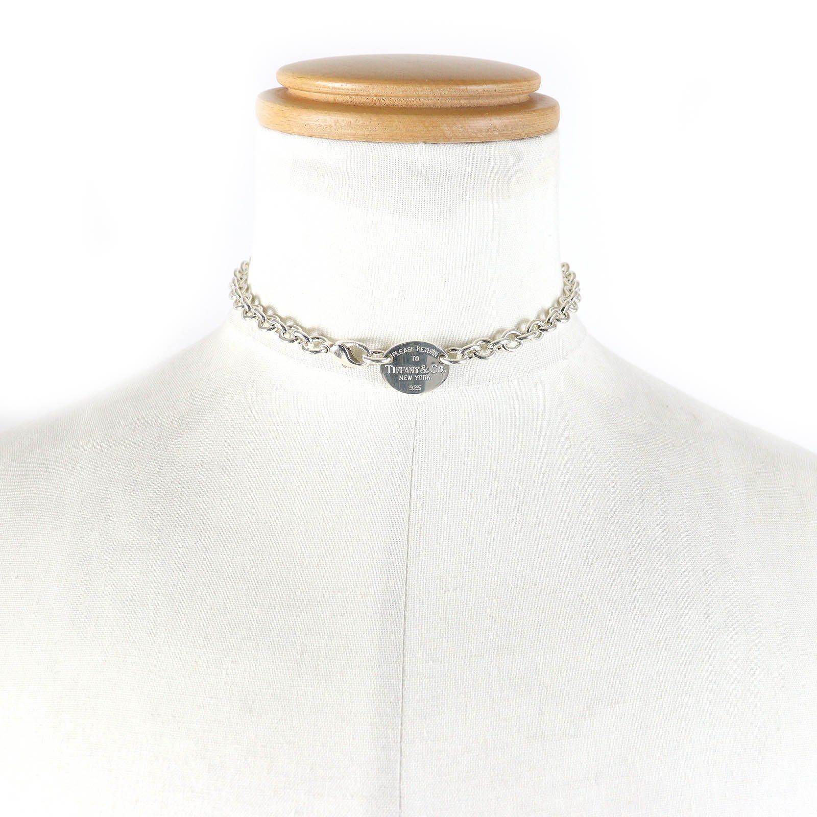 美品△TIFFANY&Co. ティファニー リターントゥティファニー オーバル 