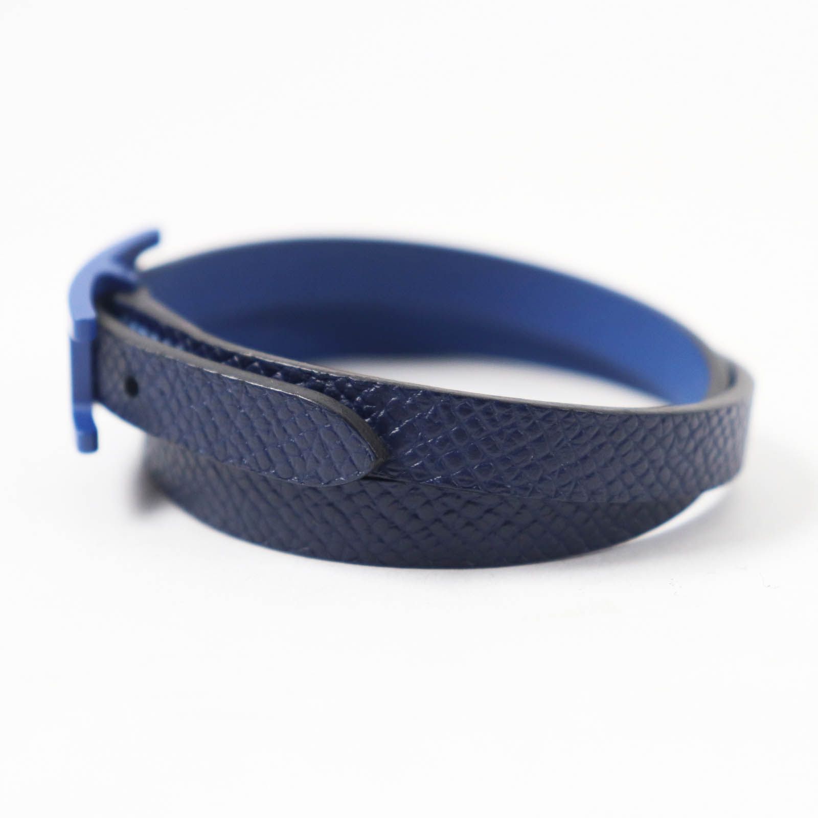 美品◎HERMES エルメス ビーアピ ドゥブルトゥール ブルー金具 