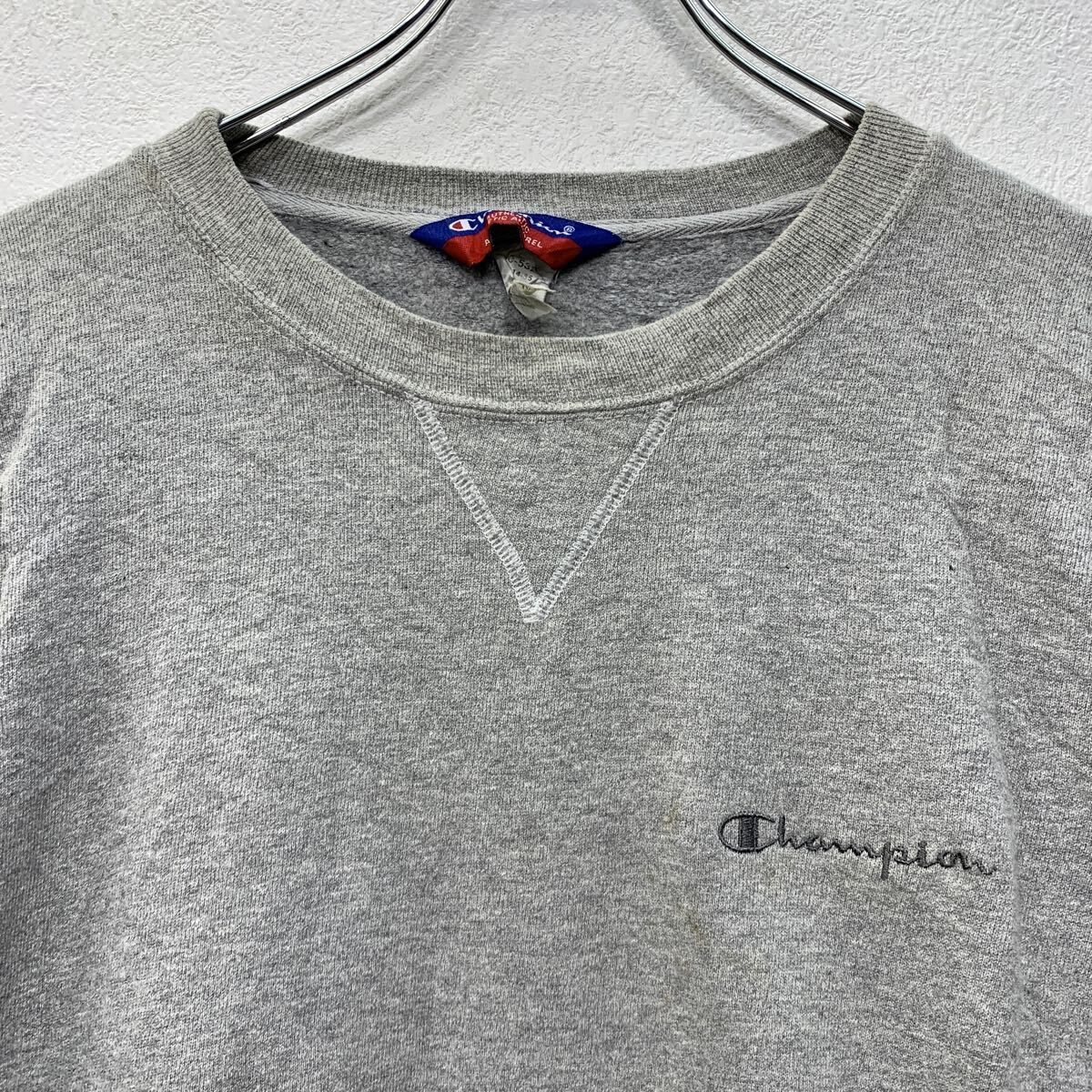 メキシコ製 Champion ロゴスウェット トレーナー XXL グレー 