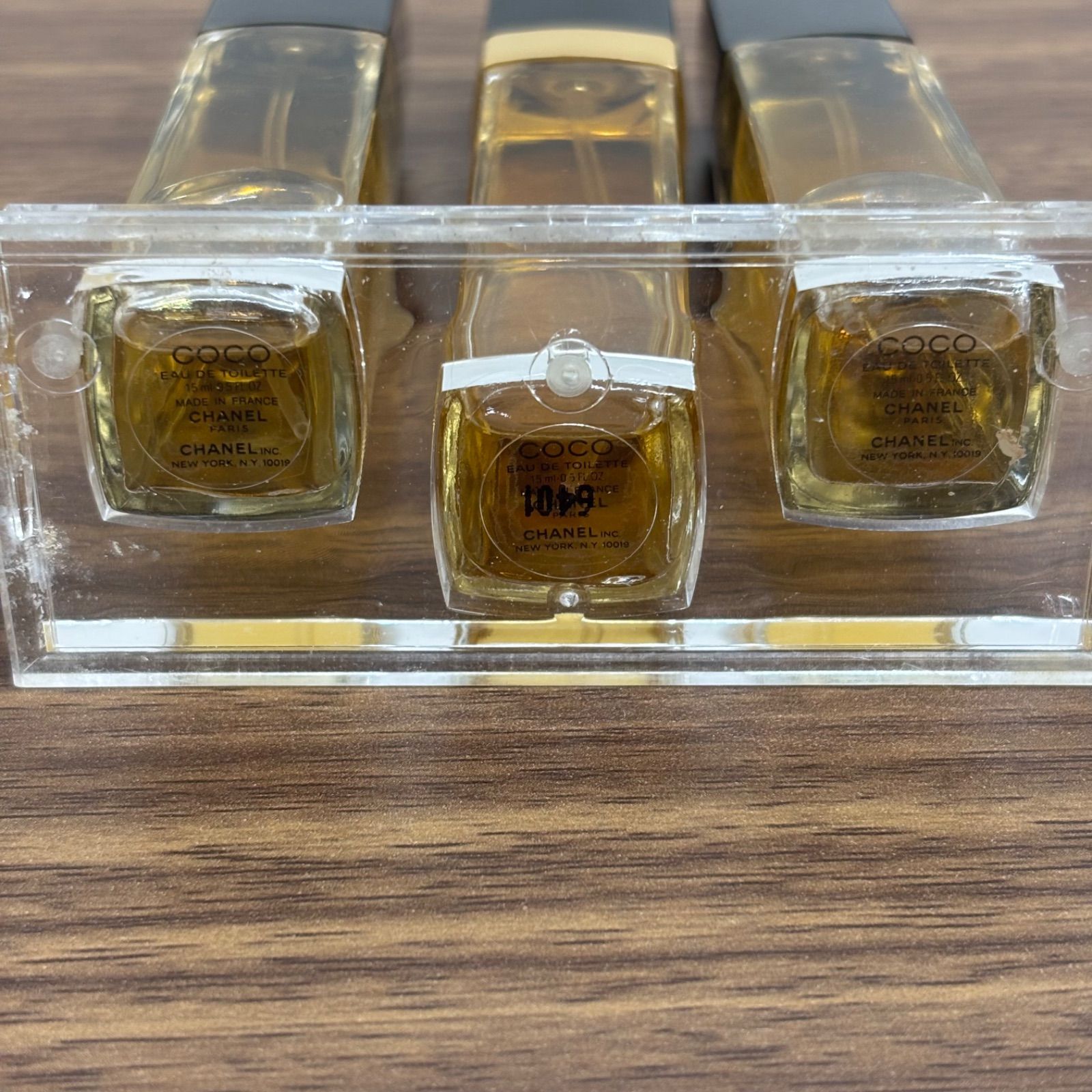 b) シャネル CHANEL 香水 ココ オードゥ トワレ 15ml×3本セット /0904 