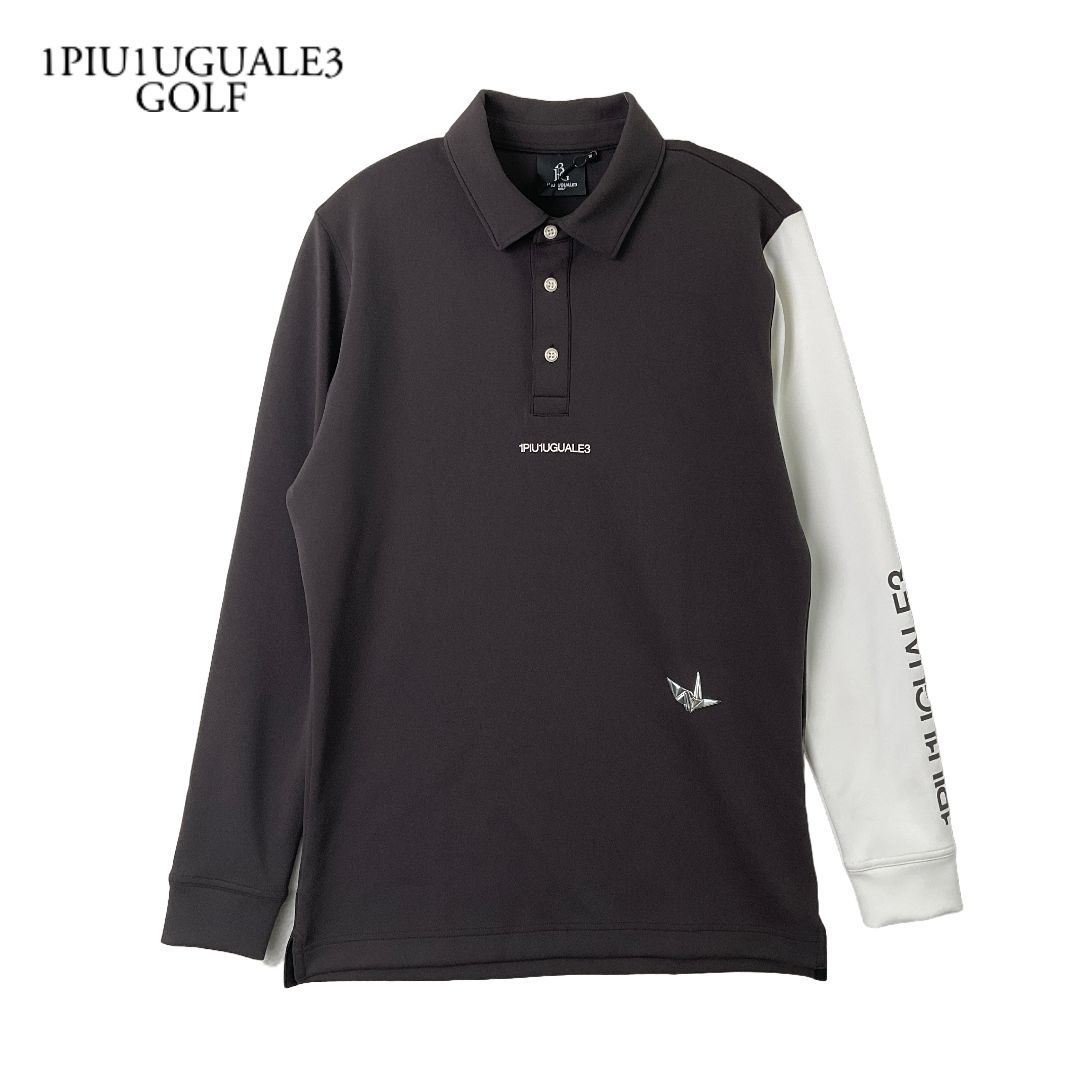 新品 1PIU1UGUALE3 GOLF × アレッサンドロデルピエロ センターロゴ