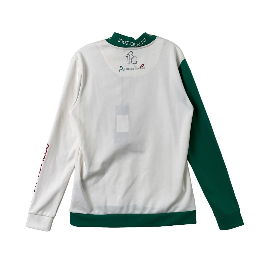 【新品未使用】定価49500円1PIU1UGUALE3GOLF デルピエロコラボ 新品 1PIU1UGUALE3 GOLF × アレッサンドロデルピエロ センターロゴ