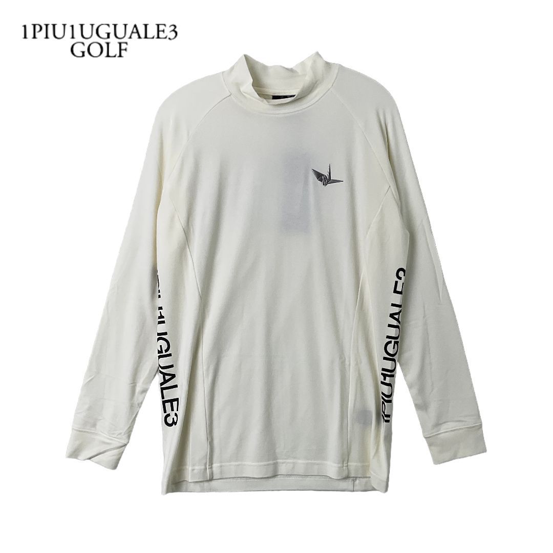 新品 1PIU1UGUALE3 GOLF マイクロフリースモックネックロゴ 新品 1PIU1UGUALE3 GOLF マイクロフリースモックネックロゴ