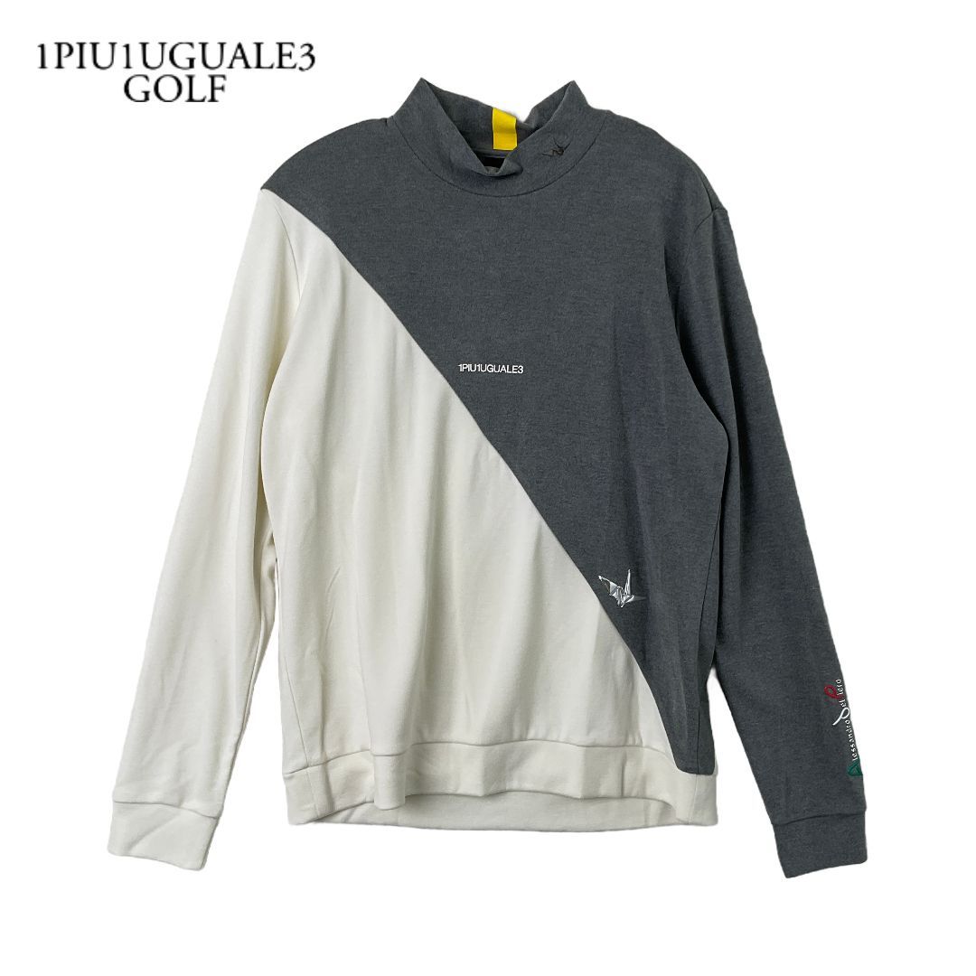 【新品未使用】定価49500円1PIU1UGUALE3GOLF デルピエロコラボ 新品 1PIU1UGUALE3 GOLF × アレッサンドロデルピエロ カラー切り替え