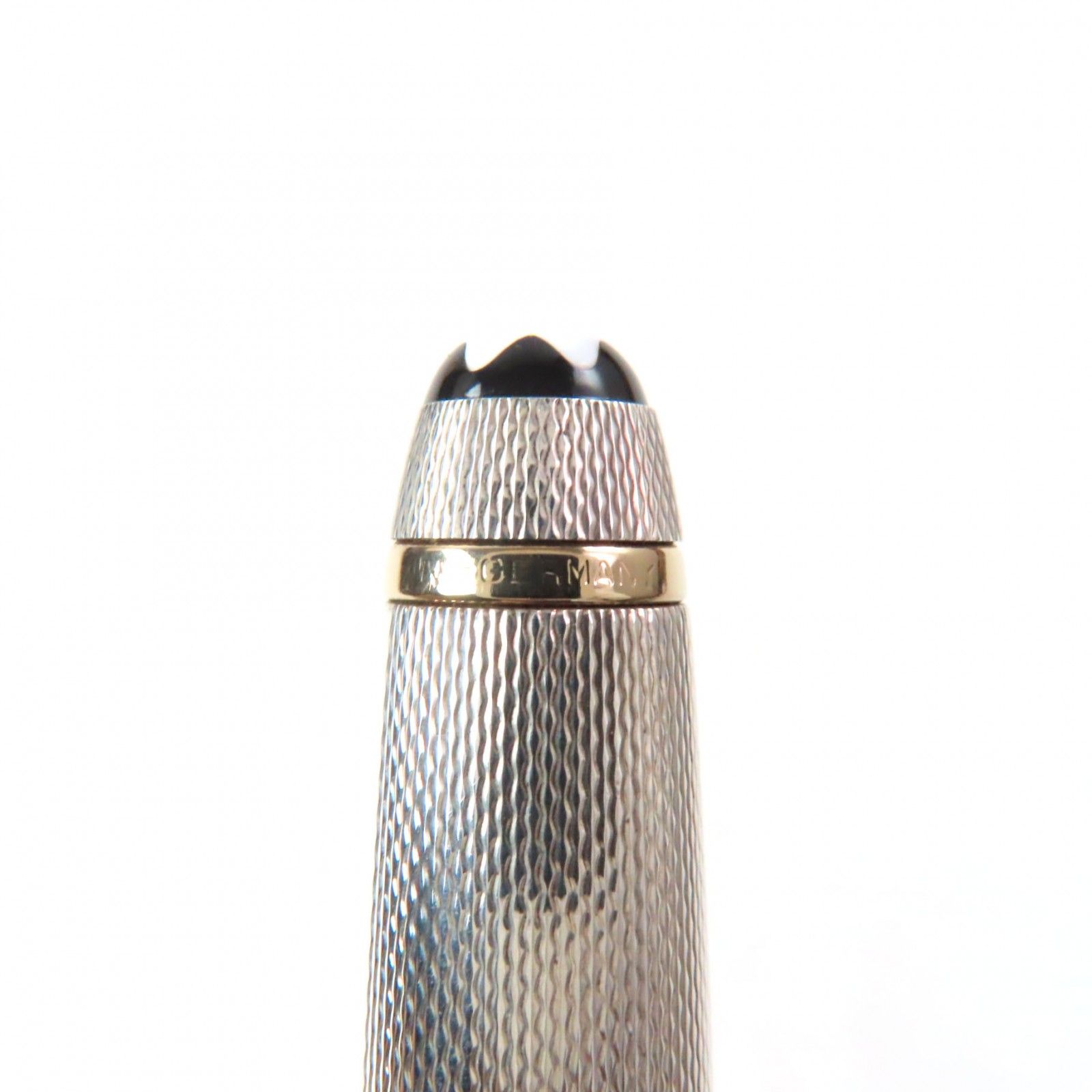 美品▼MONTBLANC モンブラン ＃1446 マイスターシュテュック クラシック ソリテール スターリングシルバー バーレイ ペン先18K SV925 Mニブ 万年筆 総重量28.8g MONTBLANC - 美品▽MONTBLANC モンブラン ＃1446 マイ
