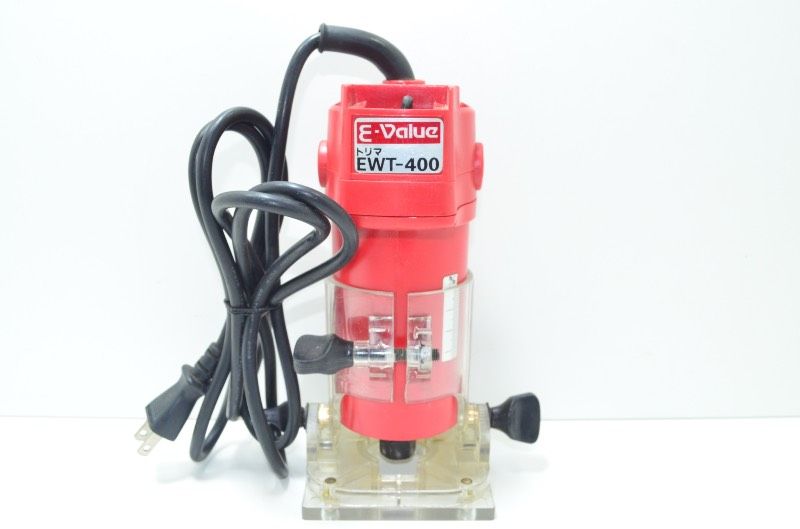 ○ 【送料無料】 イーバリュー E-Value EWT-400 トリマー 電動ルーター 