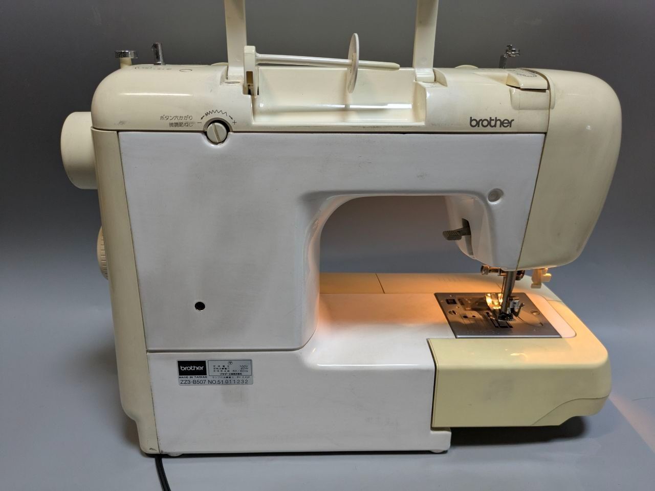 ブラザー brother ミシン Chariot 450 型番 ZZ3-B507 動作確認済み 