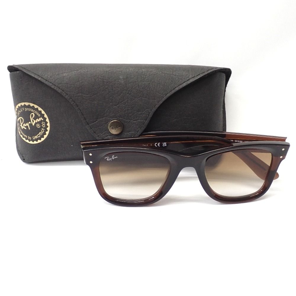 レイバン サングラス ウェイファーラー リバース RB R0502S ブラウン Ft641421 中古 Amazon.com: Ray-Ban RBR0502S Wayfarer Reverse Sunglasses
