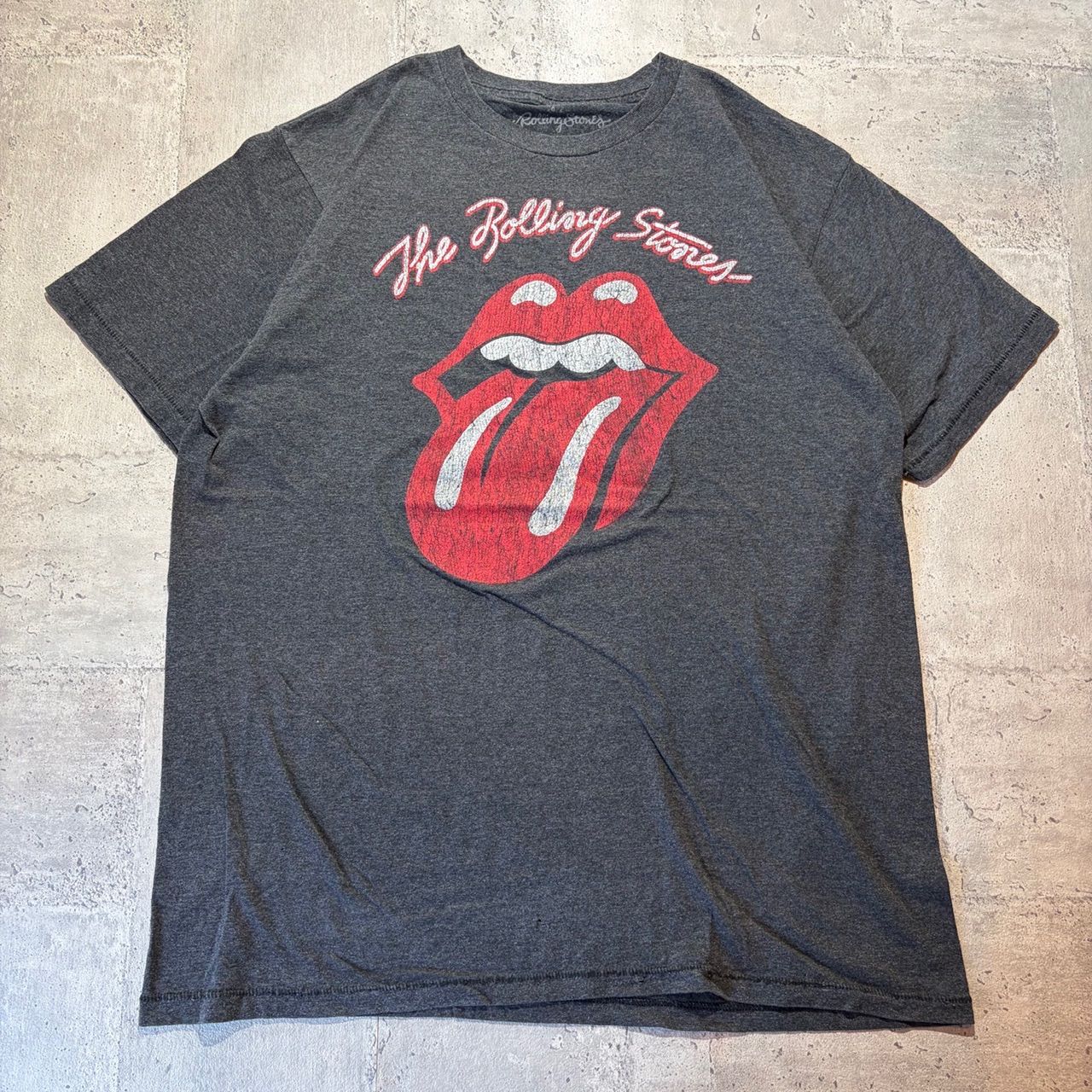 O-1268 ミュージック The Rolling Stones ローリングストーンズ グラフィックプリントバンドTシャツ サイズXL