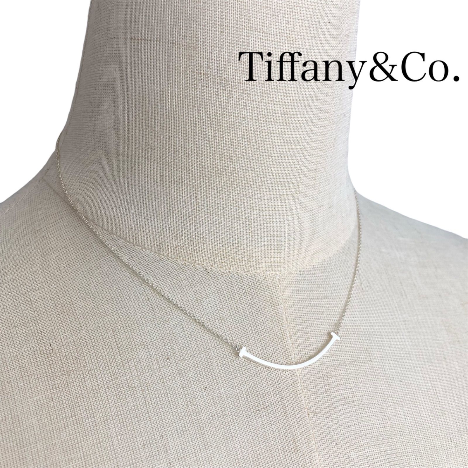 TIFFANY&Co. ティファニー Tスマイル スモール ネックレス SV925 TIFFANY&Co. ティファニー Tスマイル スモール ネックレス SV925