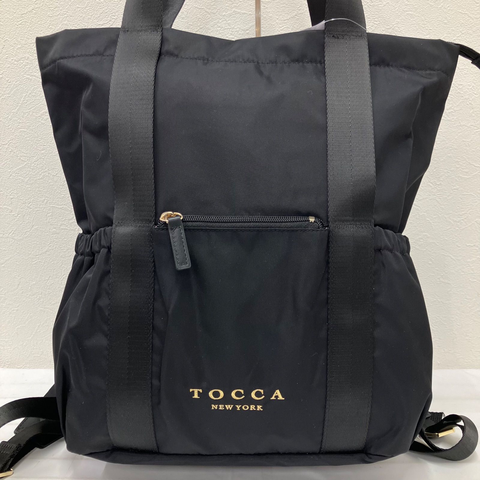 Y1769 TOCCA トッカ CIELO TRAVEL BACKPACK ブラック 黒 リュック