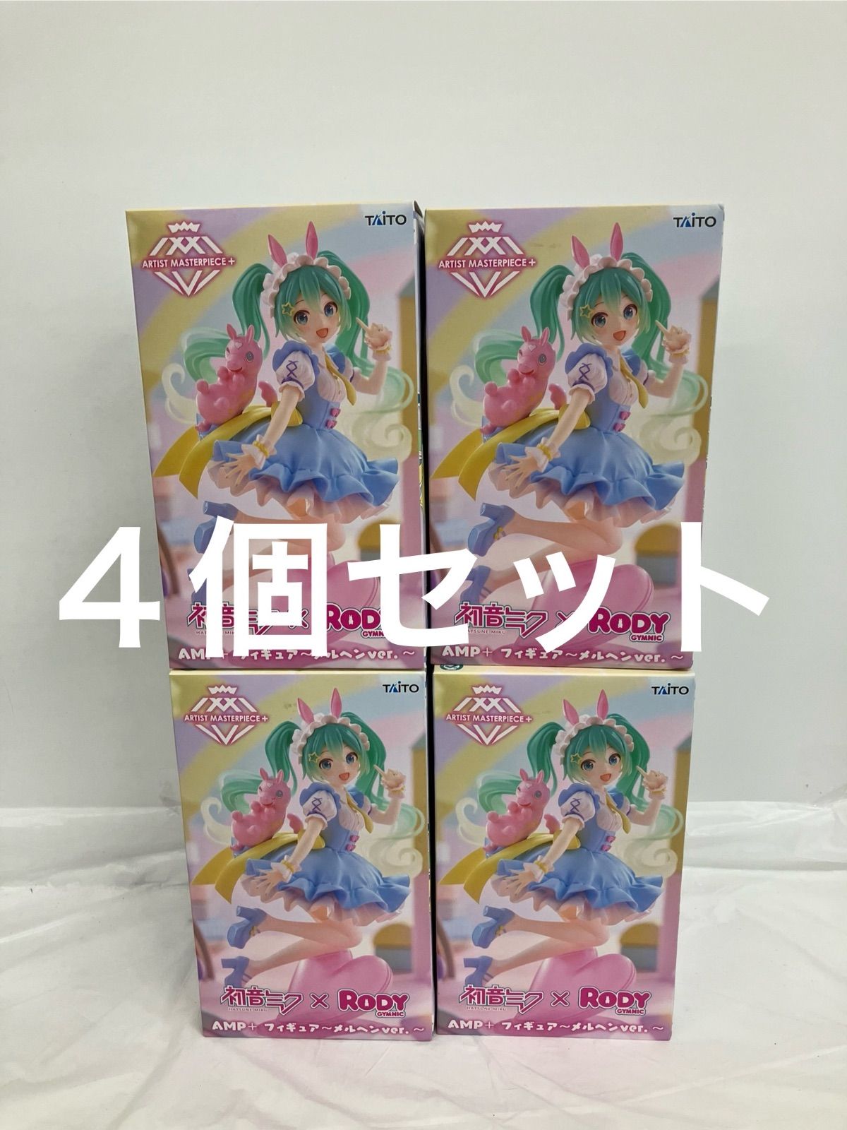 未開封 初音ミク Rody AMP メルヘン フィギュア 4個セット LF4512 f107 