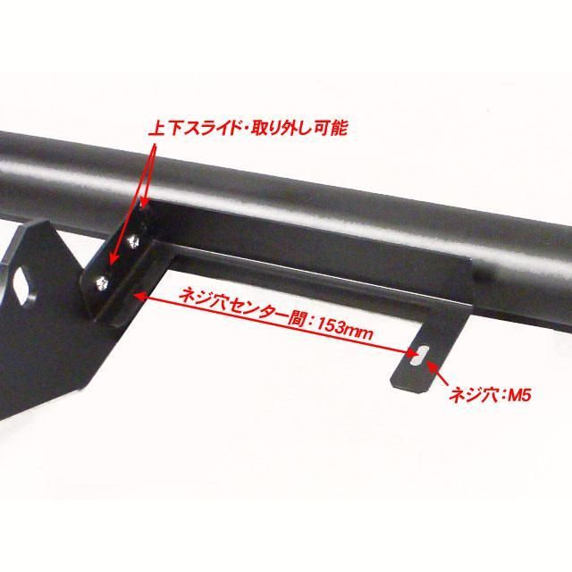 送料無料】ジムニー JA11 JA22 フロントパイプバンパー 48mm ブラック 