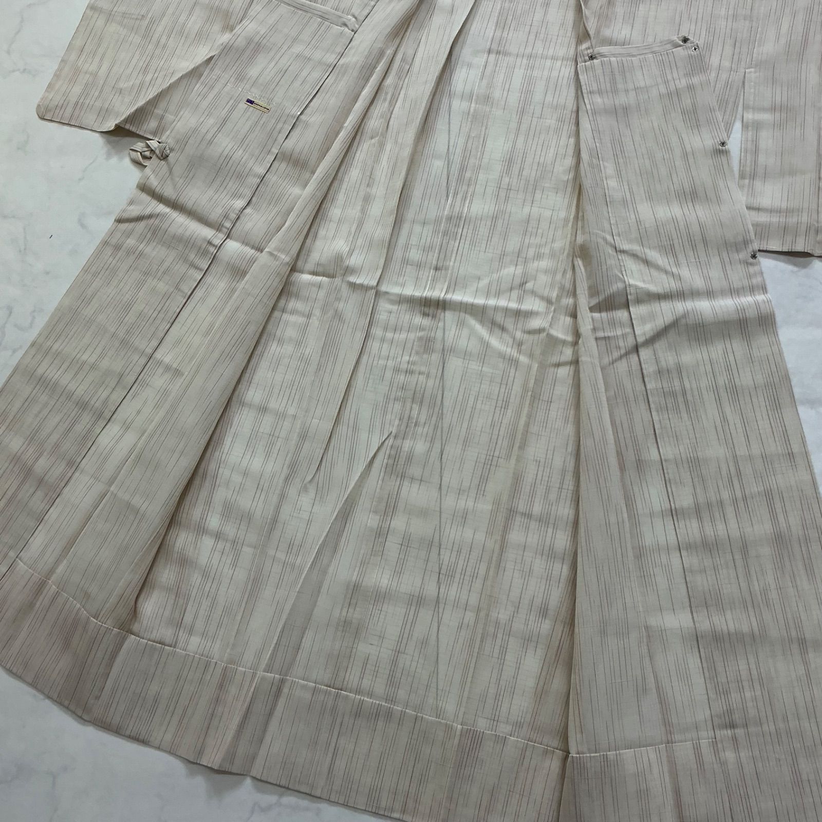 kimono+one◇kimonoarisa◇夏物単衣◇未使用同然◇紗織りのロング道行 