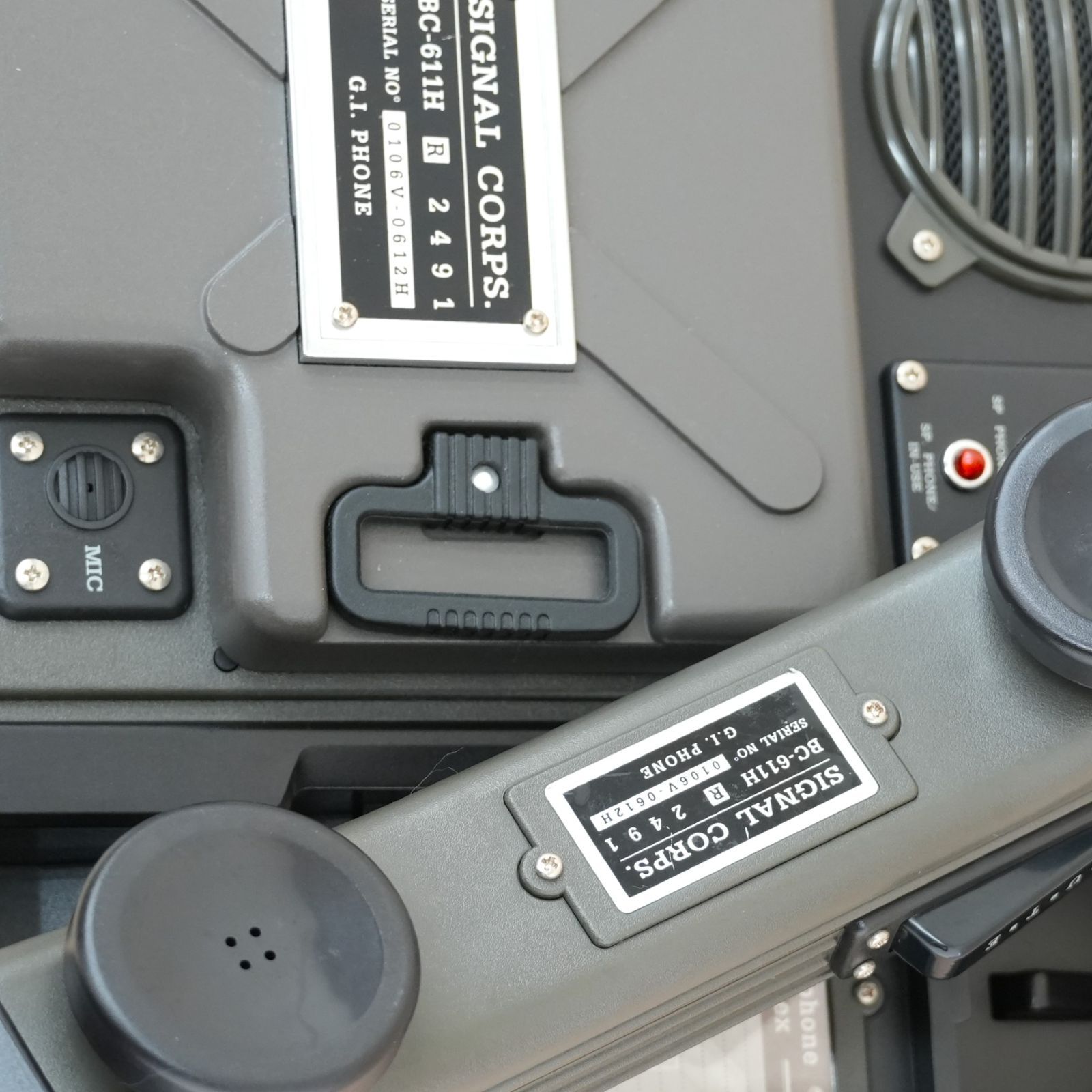 SJk] 希少 ミリタリー GI PHONE BC-611H ガジェット 電話機 レトロ 米