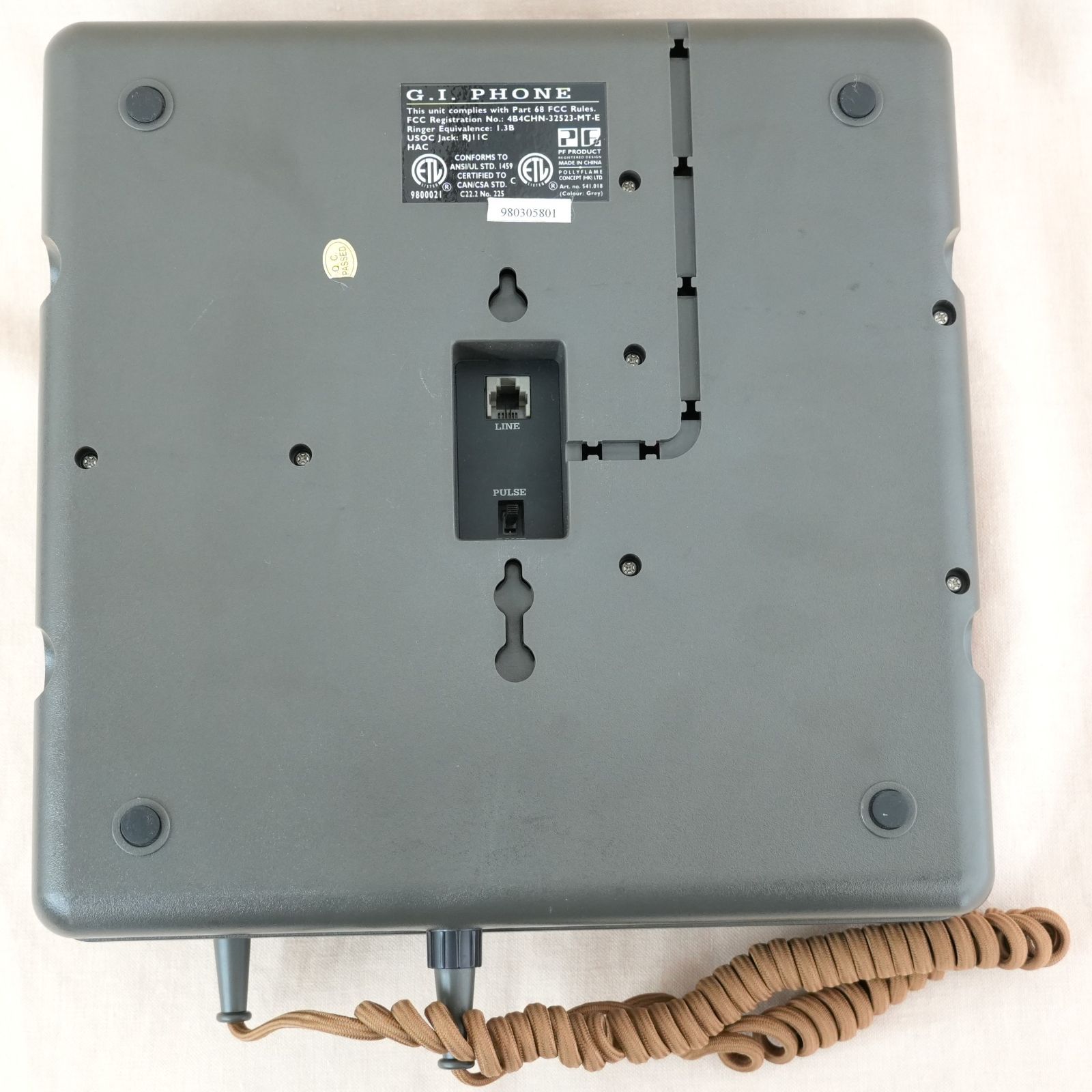 SJk] 希少 ミリタリー GI PHONE BC-611H ガジェット 電話機 レトロ 米