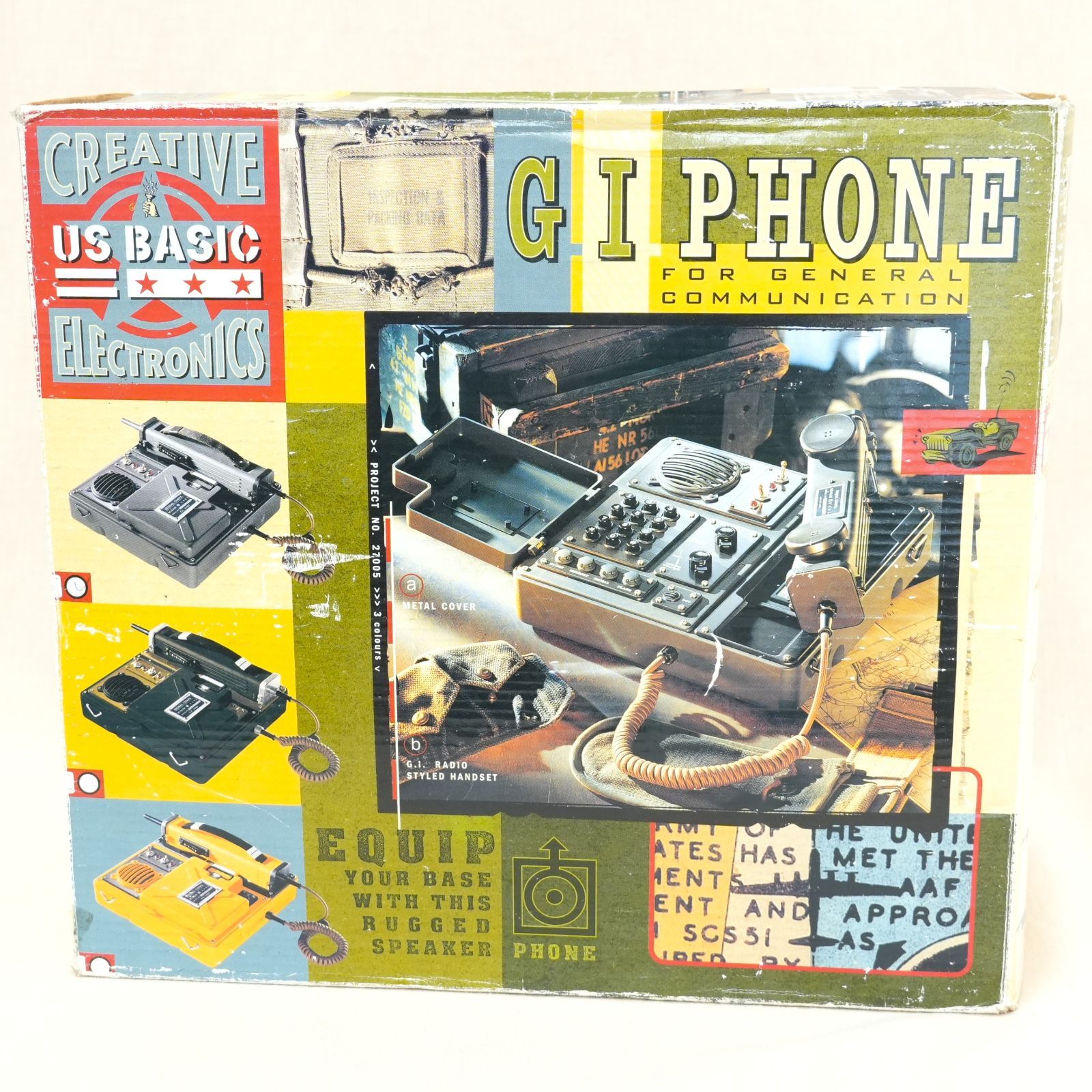 ミリタリーG.I PHONE SJk] 希少 ミリタリー GI PHONE BC-611H ガジェット 電話機 レトロ 米