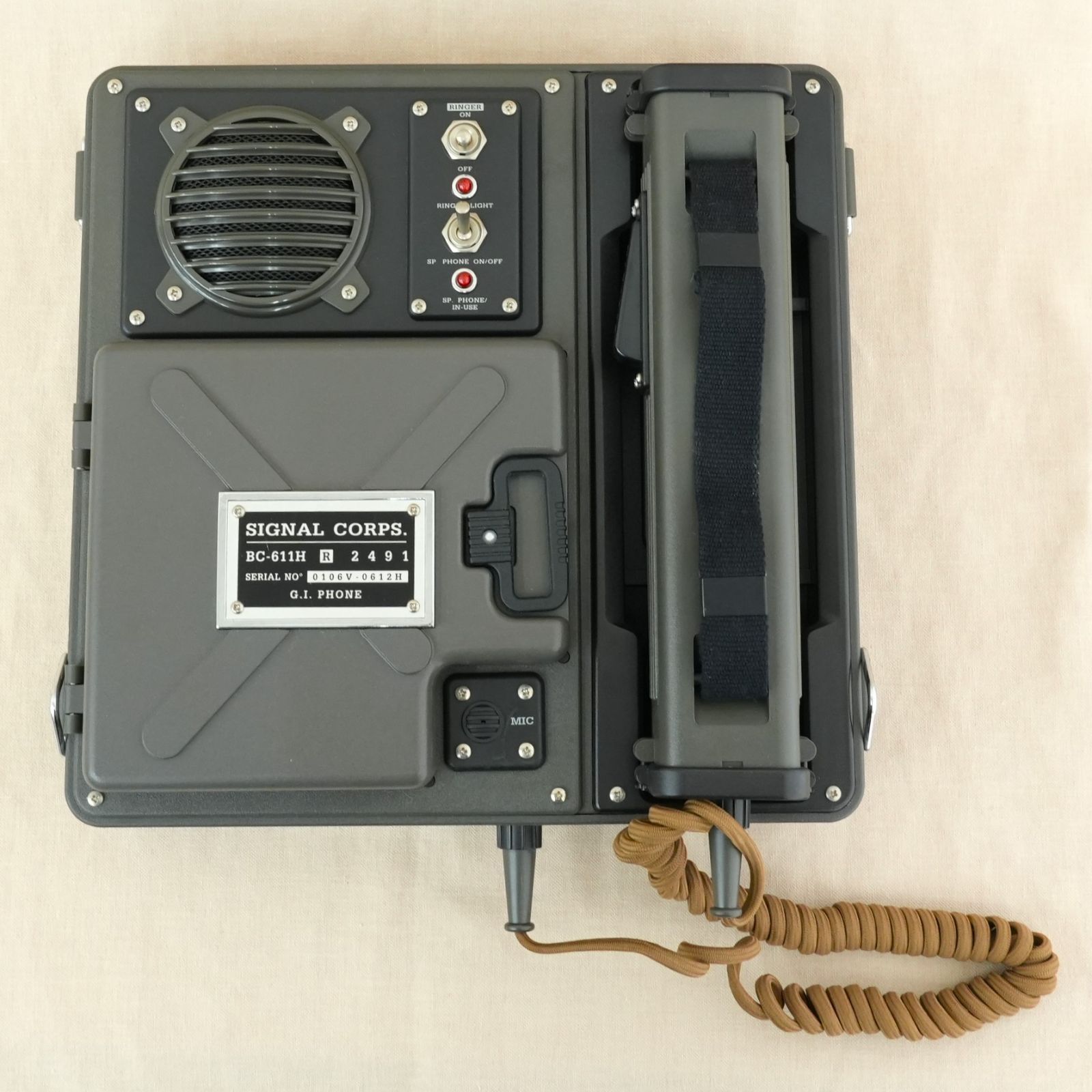 SJk] 希少 ミリタリー GI PHONE BC-611H ガジェット 電話機 レトロ 米