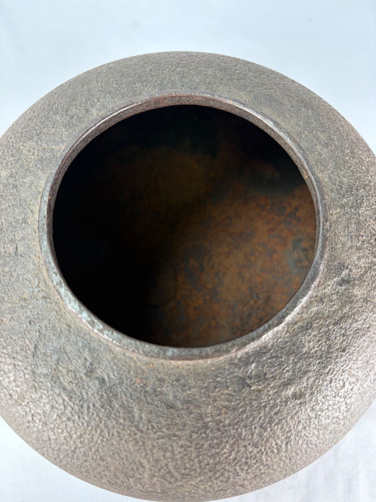 茶道具】釜師角谷沙村造 丸釜 茶釜 釜418 - メルカリ