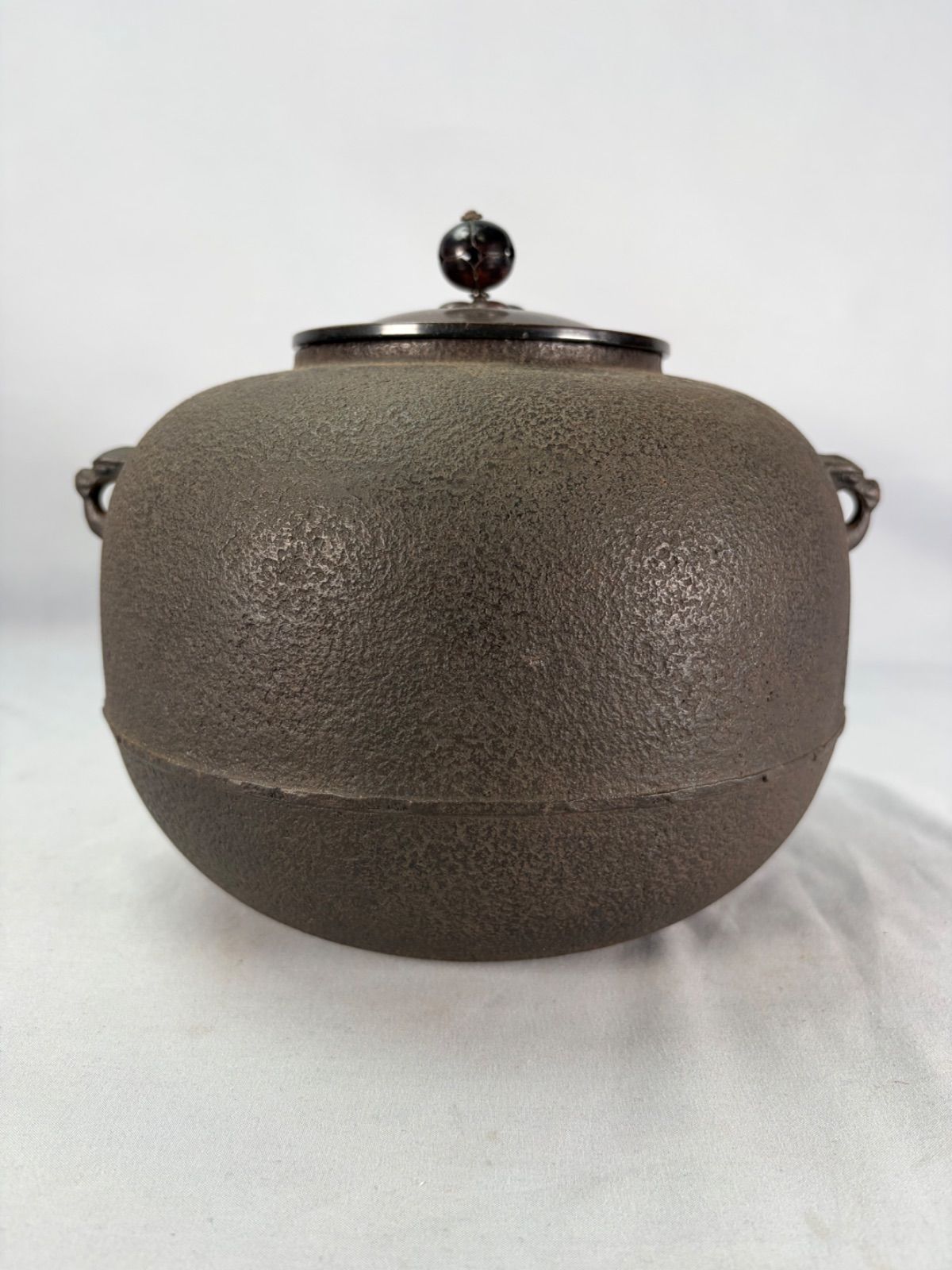 茶道具】釜師角谷沙村造 丸釜 茶釜 釜418 - メルカリ