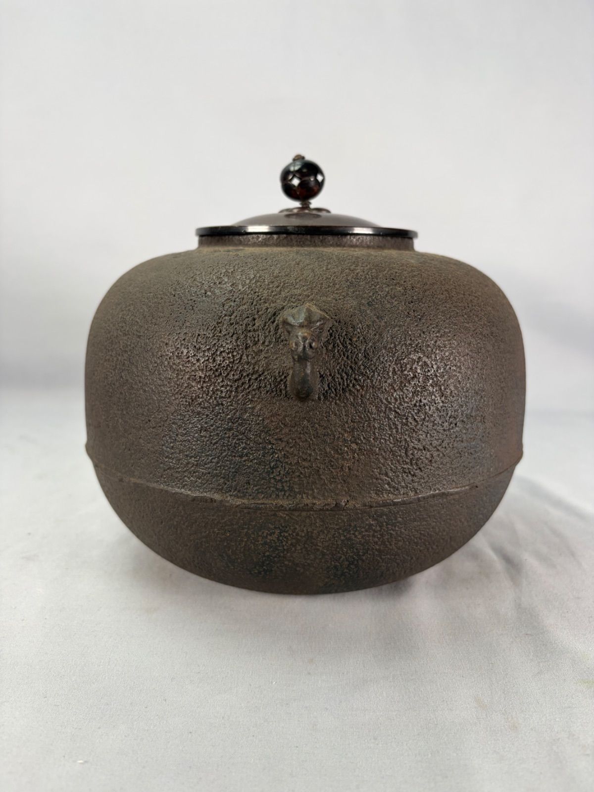 茶道具】釜師角谷沙村造 丸釜 茶釜 釜418 - メルカリ