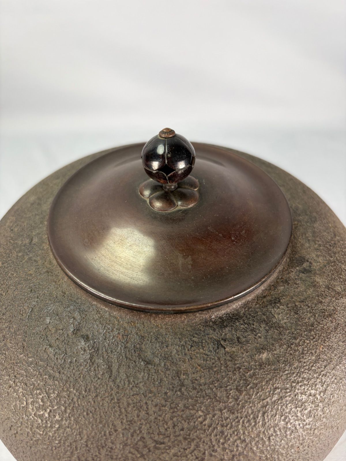 茶道具】釜師角谷沙村造 丸釜 茶釜 釜418 - メルカリ
