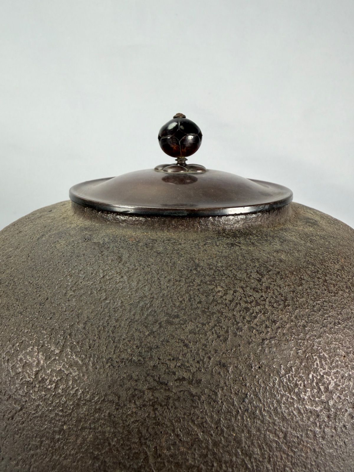 茶道具】釜師角谷沙村造 丸釜 茶釜 釜418 - メルカリ