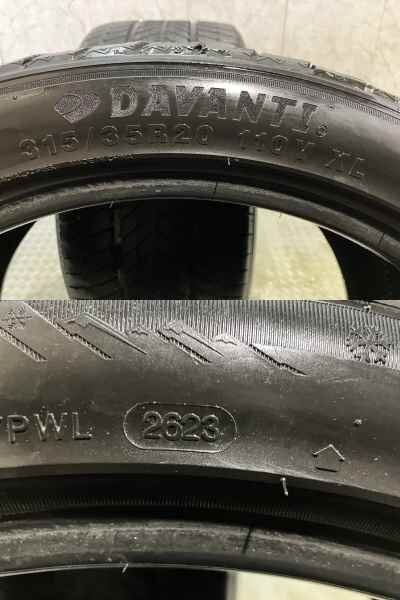 DAVANTI WINTOURA SUV 315/35R20 20インチ スタッドレス 2本 23年製
