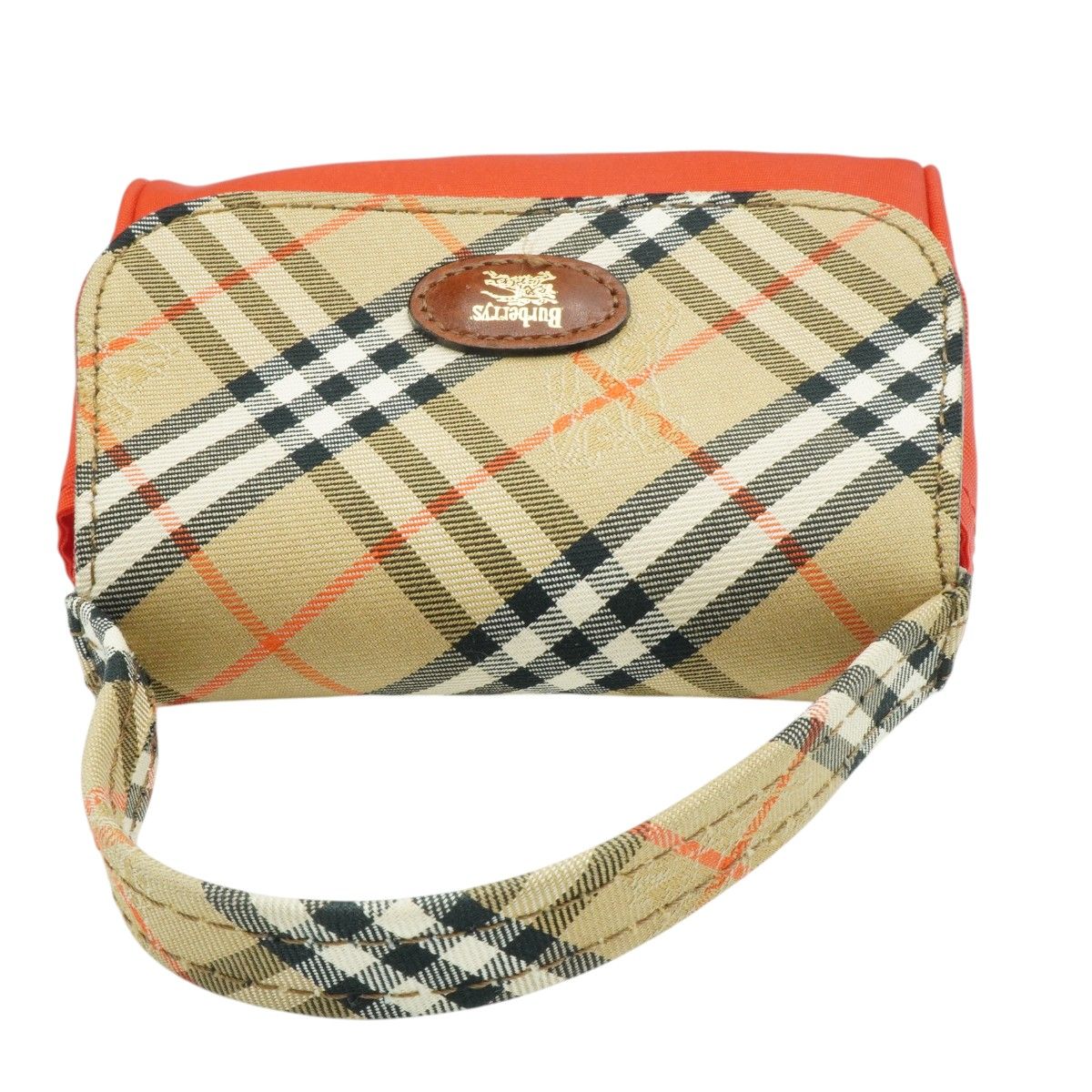 美品 Burberrys バーバリーズ ノバチェック ナイロン フラップ