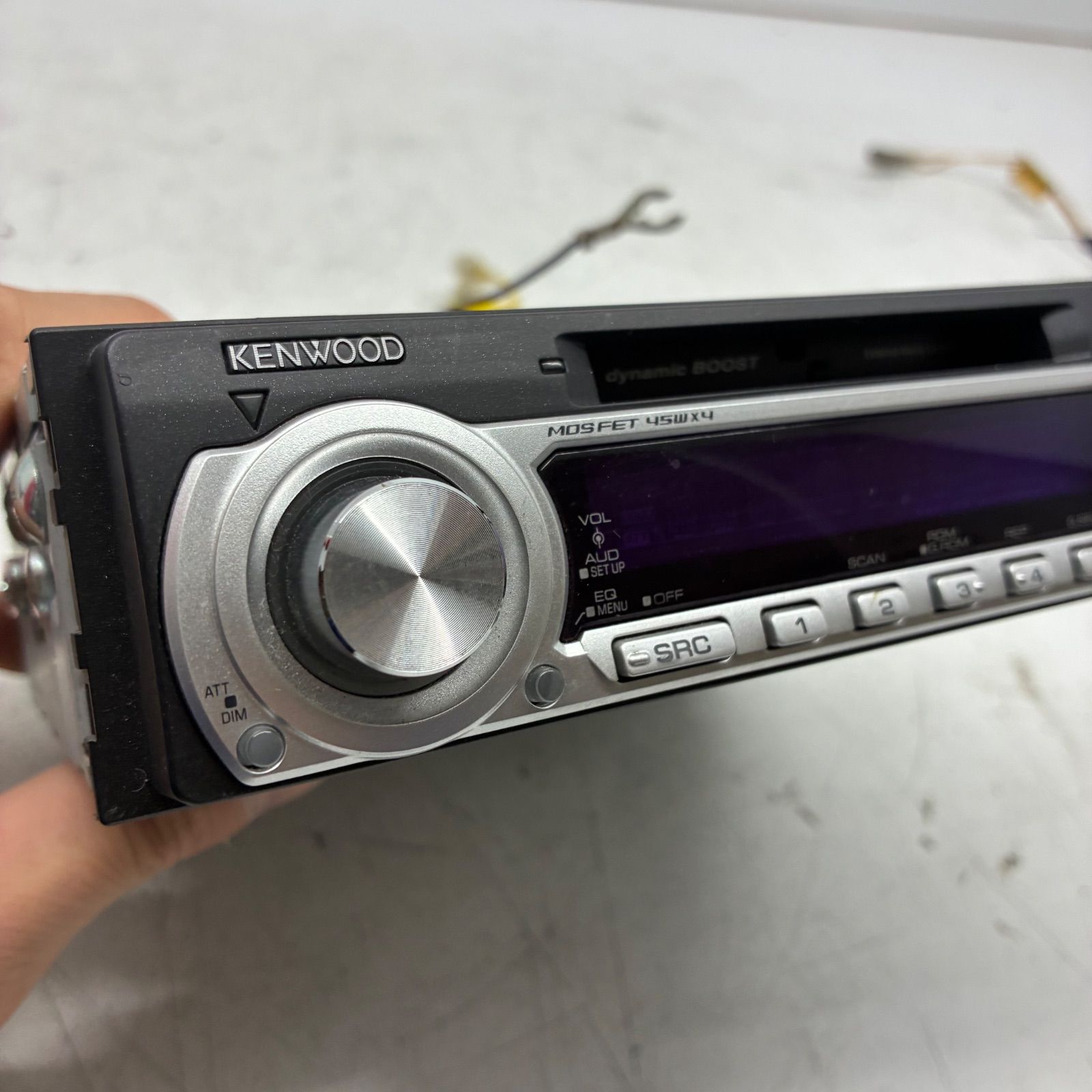 Y【当時物】ケンウッド KENWOOD E303MD 1DIN カーオーディオ