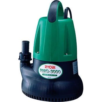 【中古】本体のみ リョービ 水中汚水ポンプ 50Hz 東日本用 RMG-3000 グリーン系 2012年製