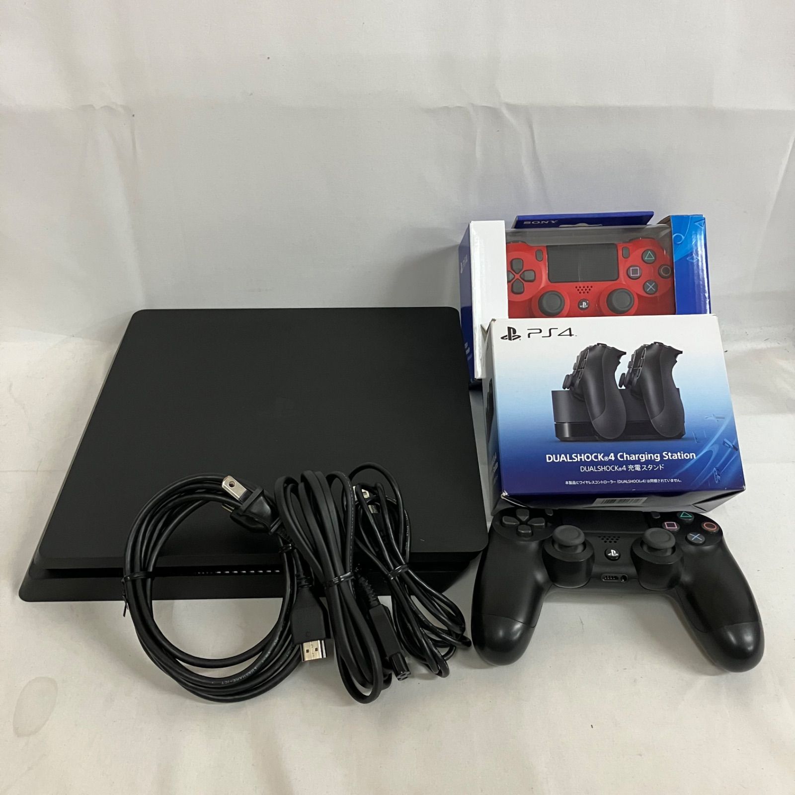 PlayStation 4 本体 + ゲーム4本 + コントローラー2個 【公式通販】