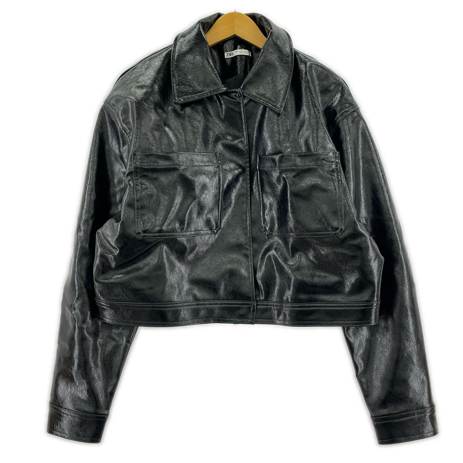 ZARA レザージャケット M ZARA - ザラ ZARA フェイクレザー ジャケット
