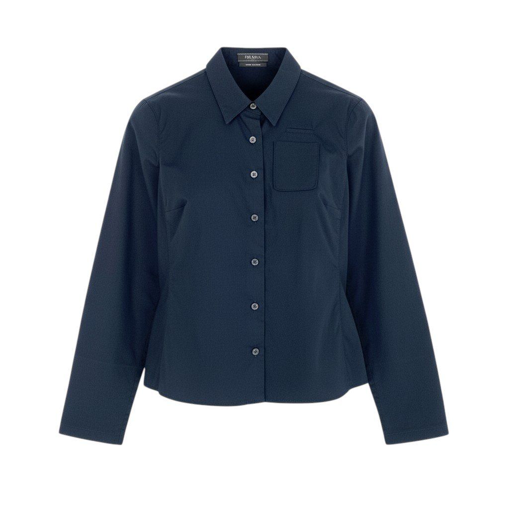 Ed10 PRADA プラダ 長袖シャツ ブラウス トップス タイトシルエット 40 
