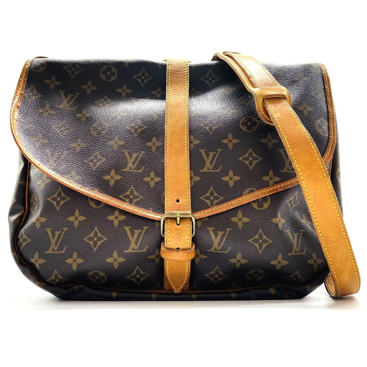 ☆ルイヴィトン LOUIS VUITTON ソミュール35 モノグラム M42254